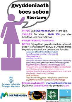 Soapbox Science Welsh flyer